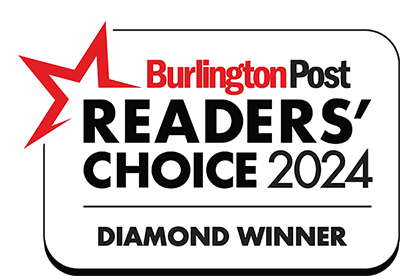 Burlington Post Readers' Choice 2024 Award - Diamond Winner